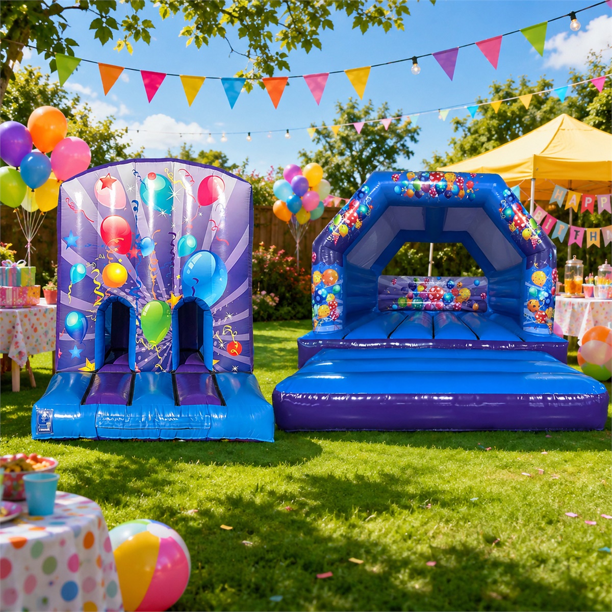 Party Bouncy Castle & Assault Course Package - Bouncy Castle & Soft ...