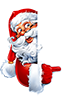 Christmas bouncy castle