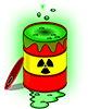 Toxic themed inflatable fun run